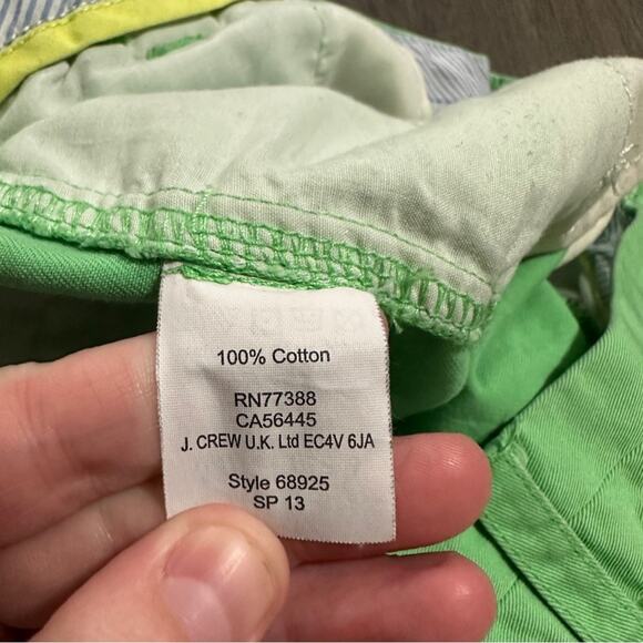 J. Crew Chino Mid Rise 100% Cotton Shorts Size 8 - Picture 5 of 8